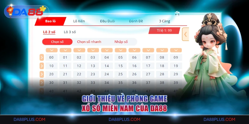 Giới thiệu về phòng game Xổ Số Miền Nam của DA88