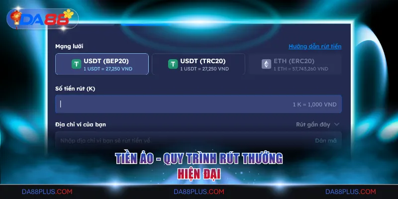 Tiền ảo - Quy trình rút thưởng hiện đại